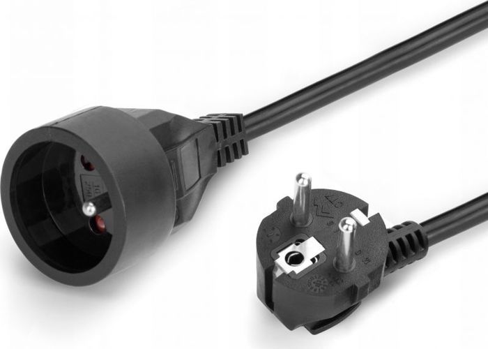 Rallonge Montis - MT117B-15 - Power rallonge fiche-prise 15m noir