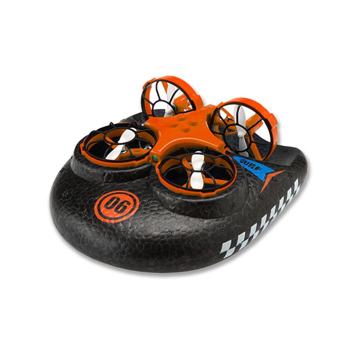 Drone 3-en-1 - Trix - Orange - Télécommandé - Autonomie 5 min - Mixte 10 ans et plus