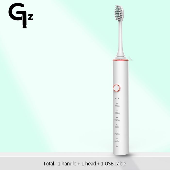 Brosse à Dents électrique Sonique Fairywill - 6 Têtes - 5 Modes - USB