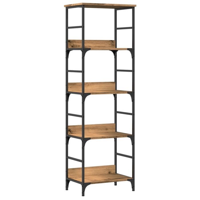 Autumn saleBibliothèque contemporaine design VIDAXL - étagère à domicile chêne artisanal 50x33x153cm Bois ingénierie HOME3261