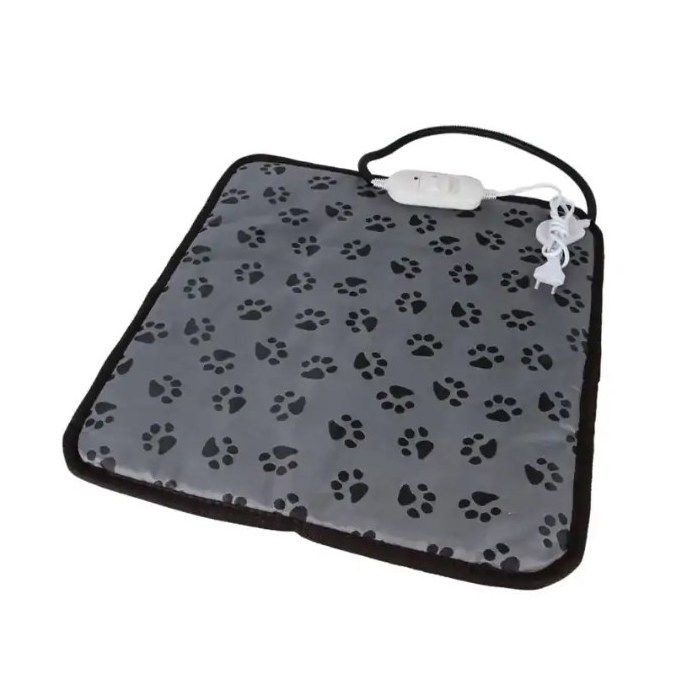 Comparer les prix de Tapis Chauffant Électrique Pour Animaux De Compagnie Chiens Chats Cordon Anti-morsure Acier Réglable Imperméable Sécurité Label