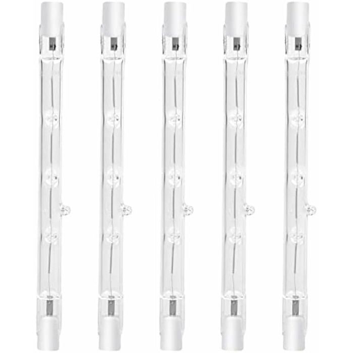 Ampoule R7S 100W dimmable 2800K 5pcs pour maison/travail