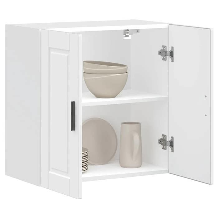 Caisson haut cuisine Blanc - LEMON® Meuble mural de cuisine Porto - blanc - Bois dingénierie 558 - Soldes