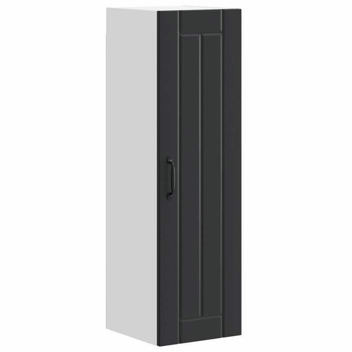 En solde Buffet de cuisine( 1 pc) Meuble bas/Armoire rangement Noir 30x31x100 cm Bois dingénierie A1841