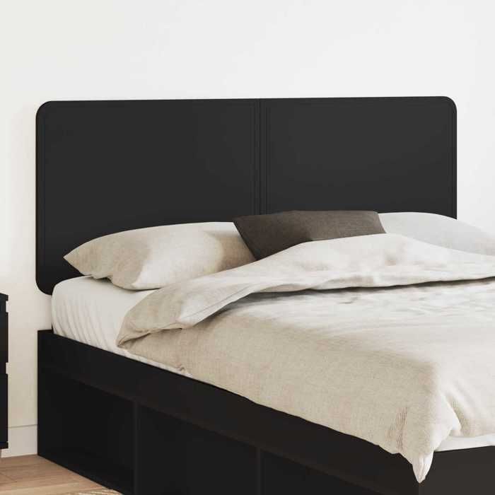 Têtes de lit classique Noir - Tête de lit - Meuble de couchage - Chêne noir 160cm Bois dingénierie CL4799562