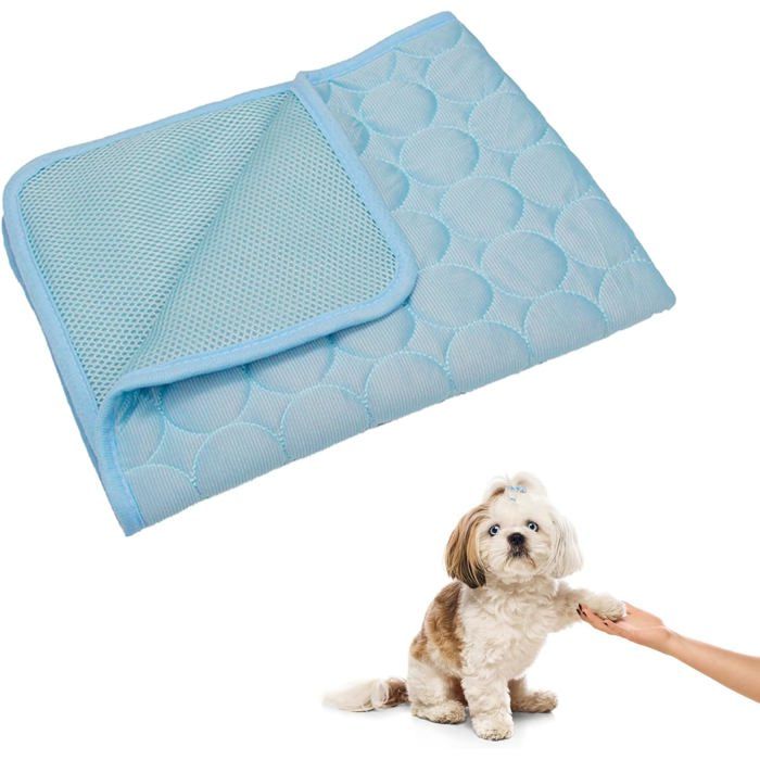 Tapis Rafraîchissant pour Chien et Chat - Refroidissement Animaux de Compagnie Réfrigérant Mat Fraicheur 40*30cm