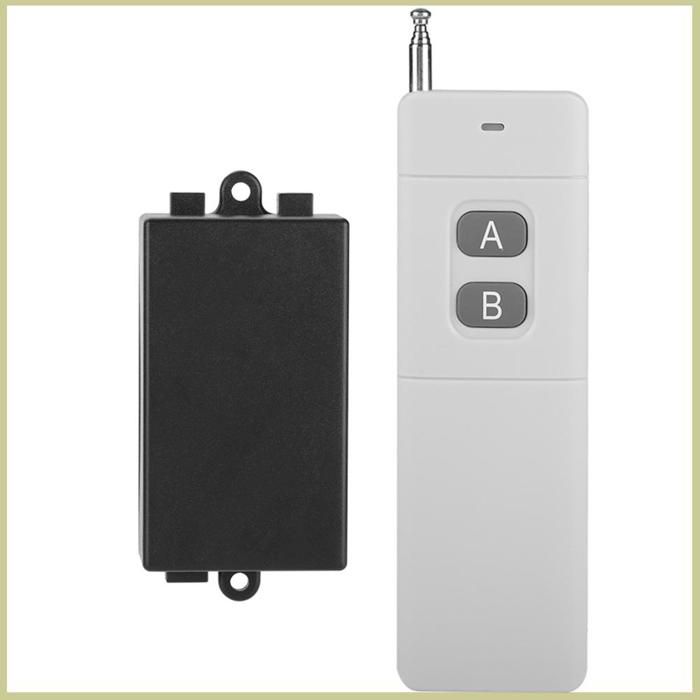 Interrupteur à Distance sans Fil Longue Portée 12V 433 MHz émetteur-récepteur RF