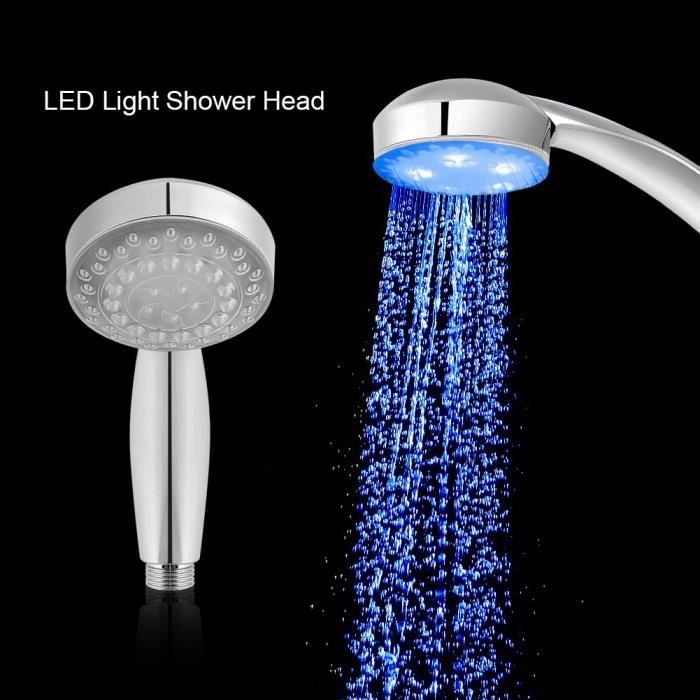 Pommeau De Douche Lumineux – Promo, Produit Neuf, Effet Lumière Relaxant Ou Fun