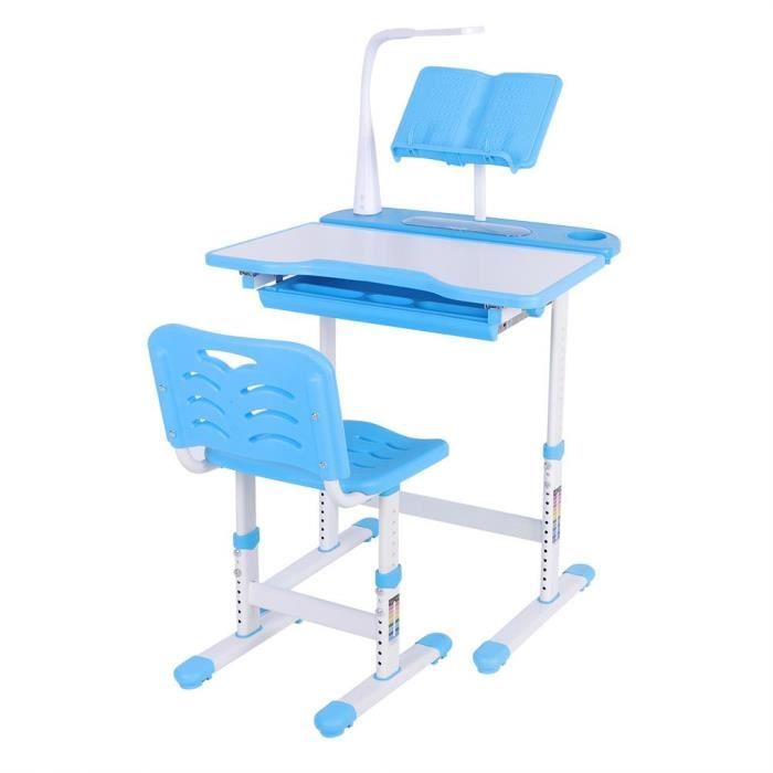 Ensemble Bureau Et Chaise Pour Enfants Hauteur Reglable Confortable Avec Table D Etude De Lampe Bleu 100 240v Achat Vente Table Et Chaise 0703633526458 Soldes Sur Cdiscount Des Le 20 Janvier Cdiscount