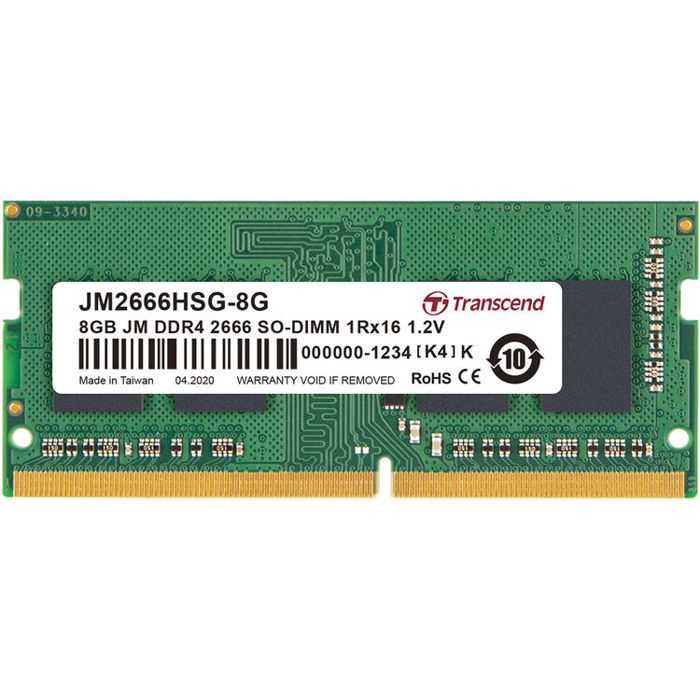 Transcend JM2666HSB 8G module de mémoire 8 Go 1 x 8 Go DDR4 2666 MHz Neuf - vue 5