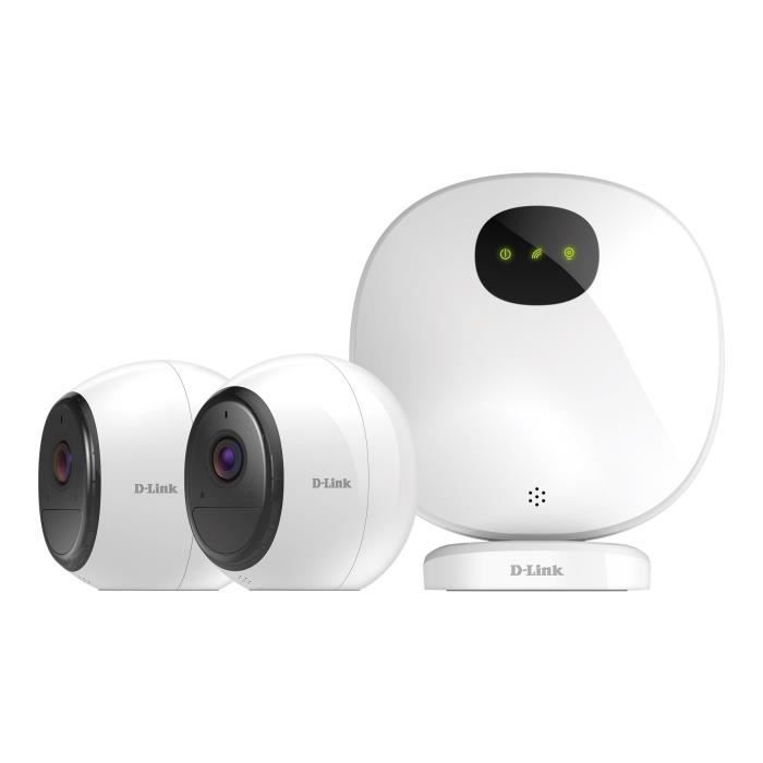 Kit caméras intérieur et extérieur - DLINK - DCS-2802KT-EU - Sans fil - 2MP (1080p) - Vision nocturne