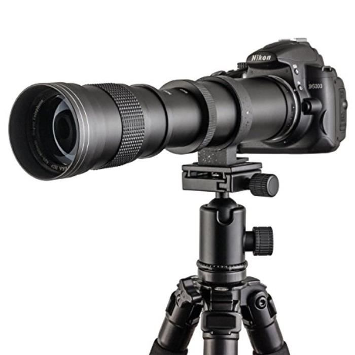 Objectif DF0S9 Super téléobjectif manuel 420800 mm f 8.316 + adaptateur d