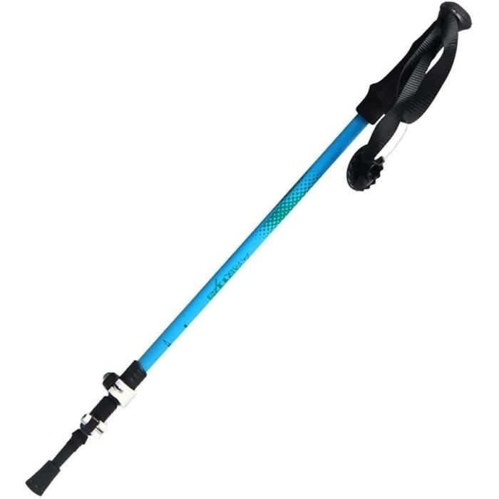 Bâtons De Randonnée Télescopiques Léger 52-110cm - Bâtons Marche Nordique Trekking Homme Femme