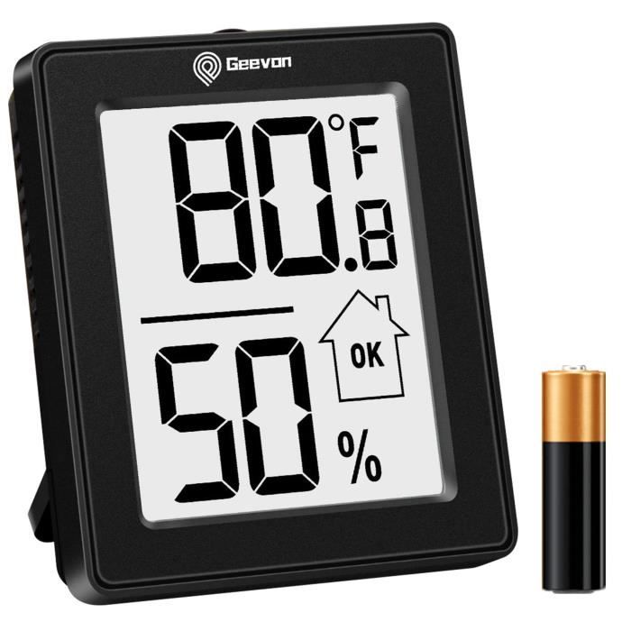 Thermomètre Hygromètre Numérique,Mini Thermomètre Hygromètre Intérieur, Bluetooth Moniteur De Température Et Humidimètre,E[u400] - Cdiscount  Bricolage