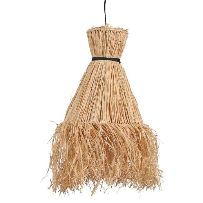 Suspension Palma raphia franges H70 Suspension Palma raphia franges H70
