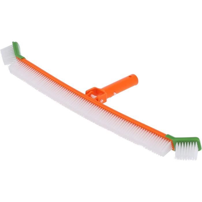 Brosse De Piscine 18 Pouces Brosse De Piscine à Poils En Acier Brosse De Nettoyage De Piscine A Ressort Brosse De Nettoyage De Bassin Spa 44 X 16 Cm 90045858