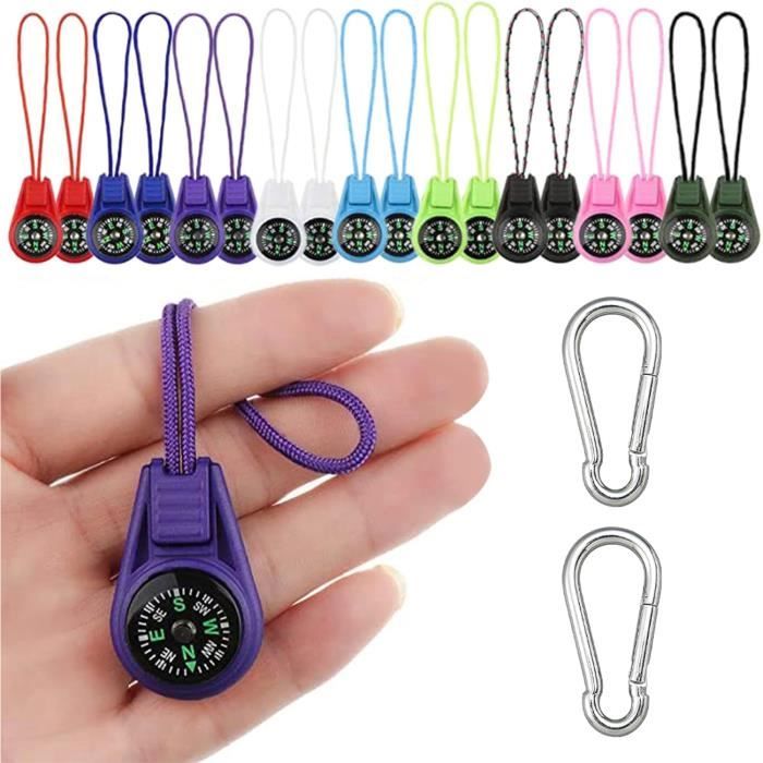 Lot De 36 Mini Boussoles Multicolores Pour Enfants – Boussole Randonnée Et Survie Compacte Sur Cordon, Idéale Pour Camping Et Aventures