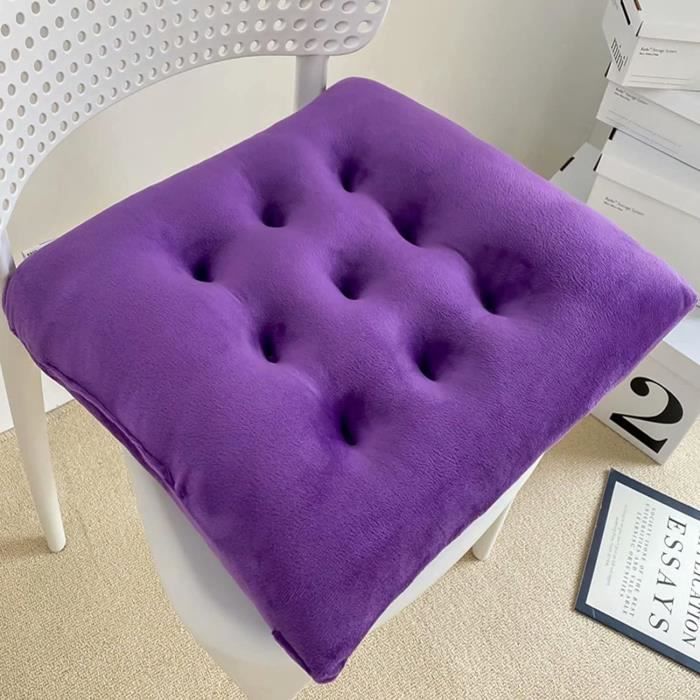 Galette De Chaise Ronde 40 cm avec Attaches, Coussin pour Chaises De