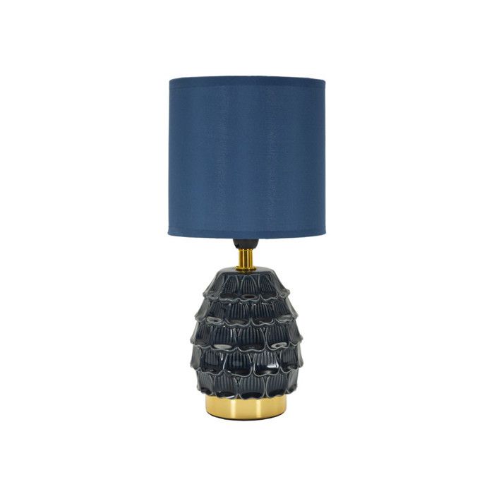 Lampe à poser en céramique et métal Pigny 15 x 30.5 cm bleu Lampe à poser en céramique et métal Pigny 15 x 30.5 cm bleu