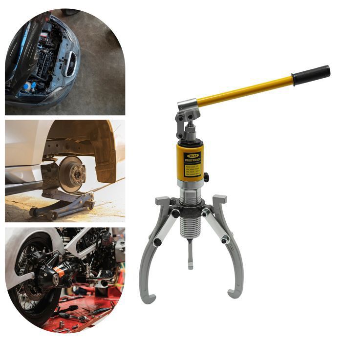 Extracteur Hydraulique 15 Tonnes 3 En 1 - Arrache Moyeu Roulement Engrenage Mophorn
