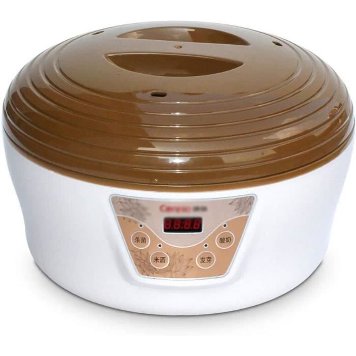 Bawiaueu Yaourtière - Contrôle Réglable du Temps et de la Température 1.2L Appareils Intelligents - Machine À Yaourt Automatique - pour Maison Cuisine Petit-déjeuner Collation Alimentation Saine Bawiaueu Yaourtière - Contrôle Réglable du Temps et de la Température 1.2L Appareils Intelligents - Machine À Yaourt Automatique - pour Maison Cuisine Petit-déjeuner Collation Alimentation Saine