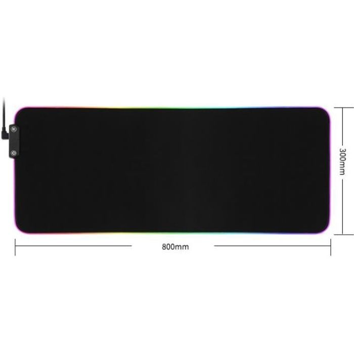 Tapis de souris gamer led - Cdiscount