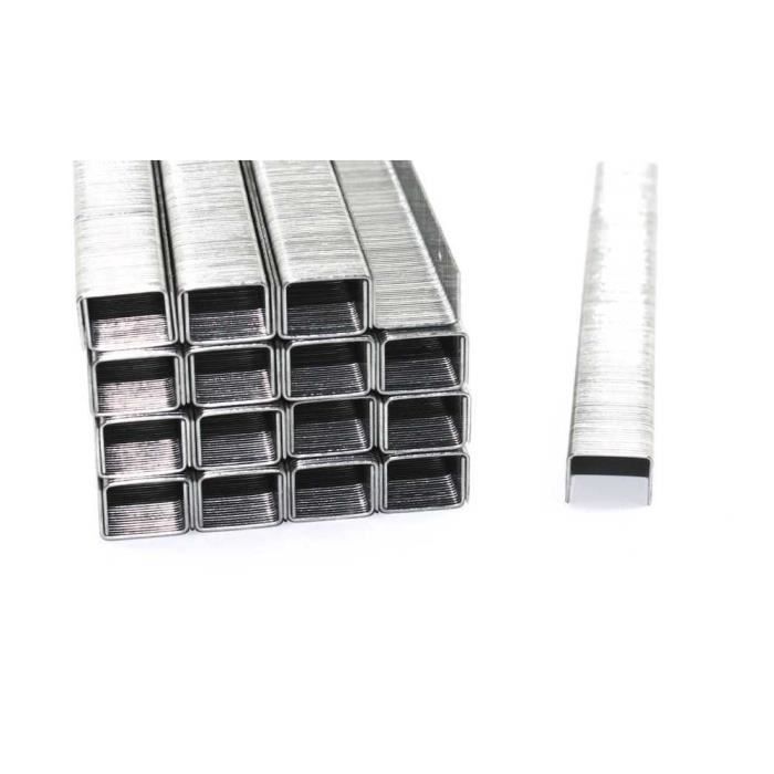 Lot De 3000 Agrafes Métalliques – Tailles 4, 6 Et 8 Mm (5/32", 1/4", 5/16"), Pour Agrafeuse