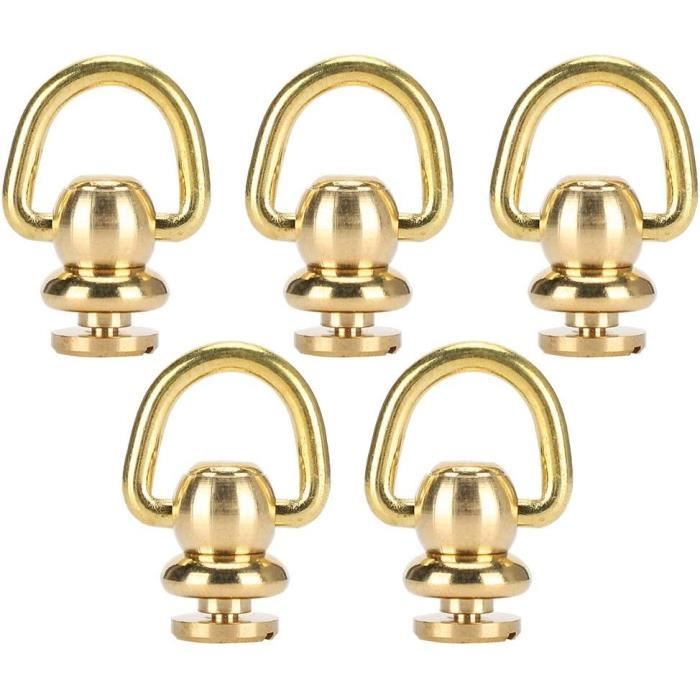Rivets De Livre, Goujon Vis Clou Laiton Cuir Cuir Artisanat Rivets Vis