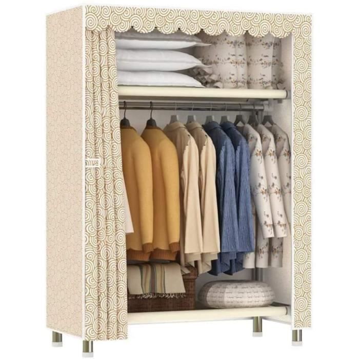 Armoires en toile hwg armoire en tissu tissu non tissé, rapide et