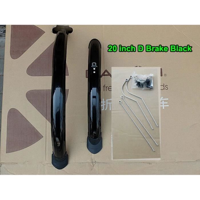 RockBros Cyclisme VTT Garde-boue Avant et Arrière avec LED Noir