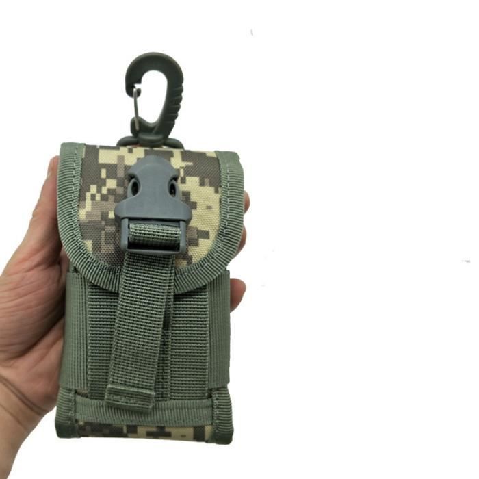 Pochette Radio Tactique MOLLE Wosport BP-95 - Pour Talkies Baofeng UV5R, Dimensions 22x8.3x2cm