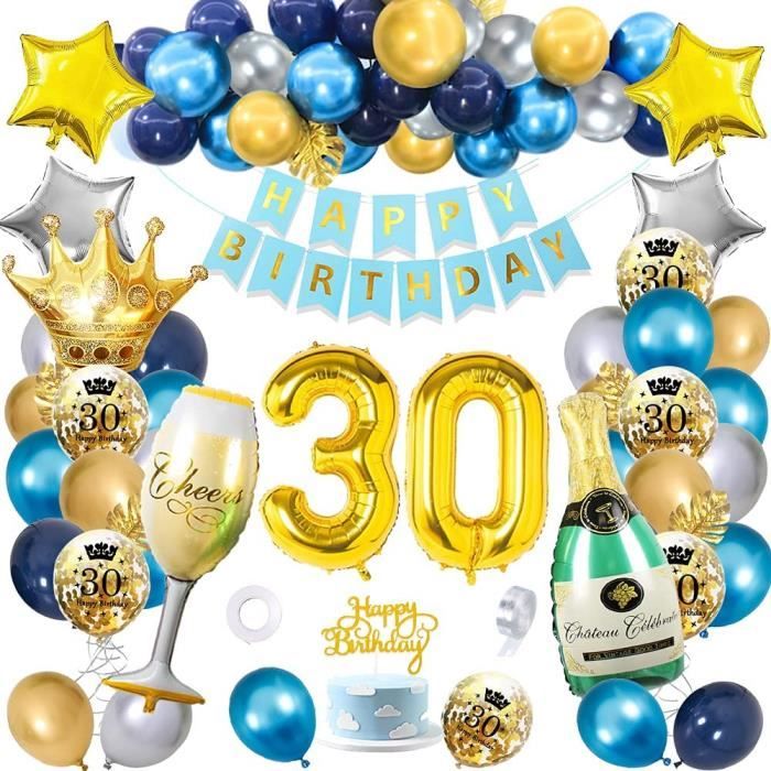 30 Ans Deco Ballon Anniversaire 30 Ans Decoration Anniversaire 30 Ans Homme Femme 30e Anniversaire Decoration Marine Bleu Or Ba Cdiscount Maison 30 Ans Deco Ballon Anniversaire 30 Ans Decoration Anniversaire 30 Ans Homme Femme 30e Anniversaire Decoration Marine Bleu Or Ba Cdiscount Maison