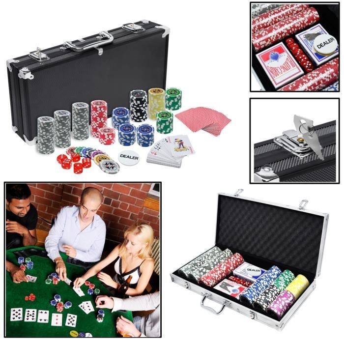 Mallette de 500 jetons de poker WSOP - version TOURNOI - en clay