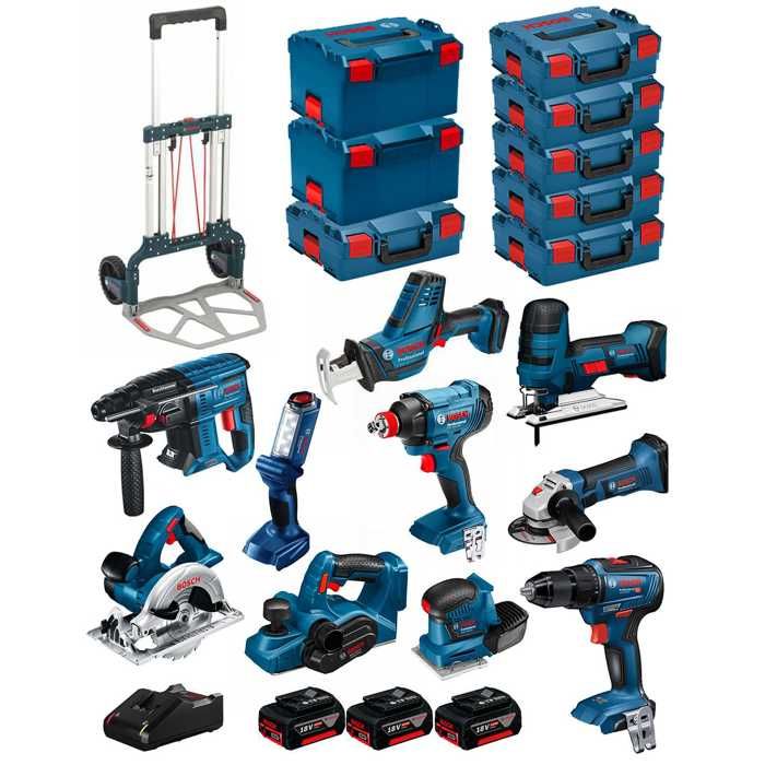 Kit d'outils BOSCH PROFESSIONAL BK1001 8 outils 18V Alimentation sans fil