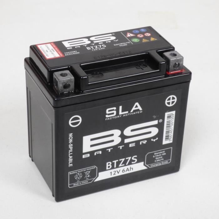 Tecnium Batterie SLA Tecnium pour Scooter Honda 125 ANF 2003 à 2011 YTZ7S-BS Neuf 