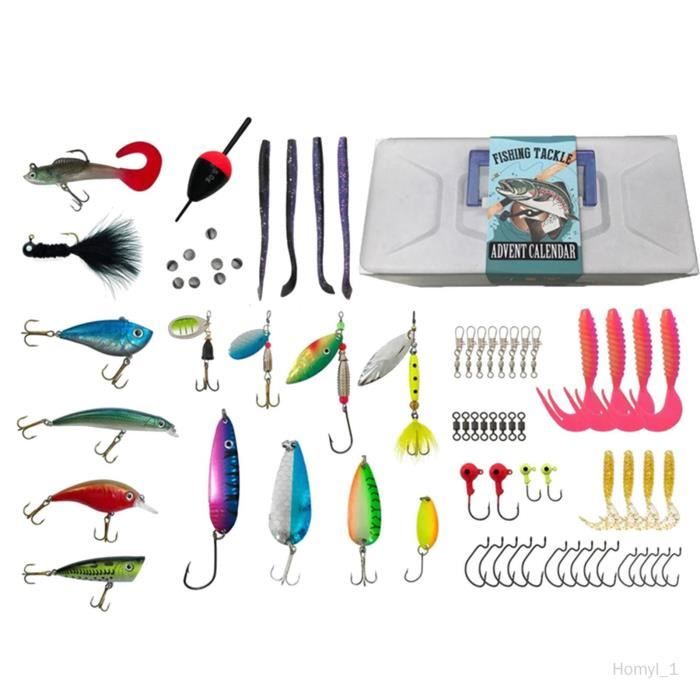 Calendrier de Noël 2023 - COLAXI - Coffret de matériel de pêche - 24