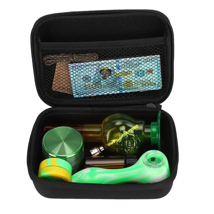 8pcs kit de tabagisme tabac outil de tuyau de fumée coupe-vent portable EVA  avec boîte de rangement-LEK - Cdiscount Au quotidien