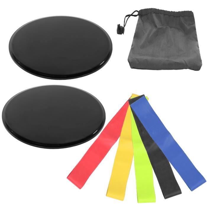 Disque de Fitness - FDIT - 2 disques de glissement coulissants - Rose - Entraînement complet du
