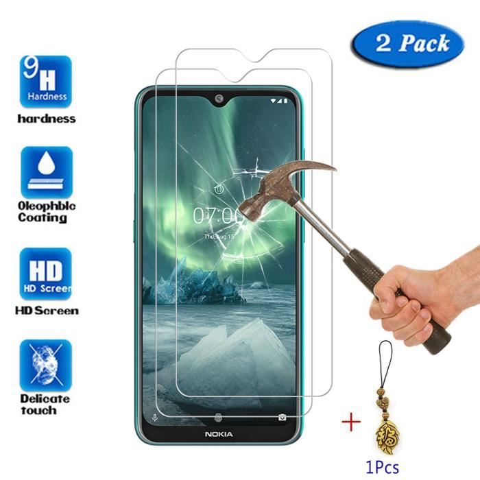 (1 pièces) Pour Nokia 7.2 Protecteur d'écran - HD Transparent Verre Trempé Protection Film Nokia 7.2 (6.3\