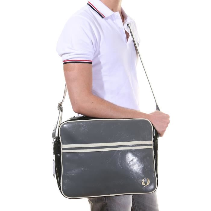 sac fred perry gris