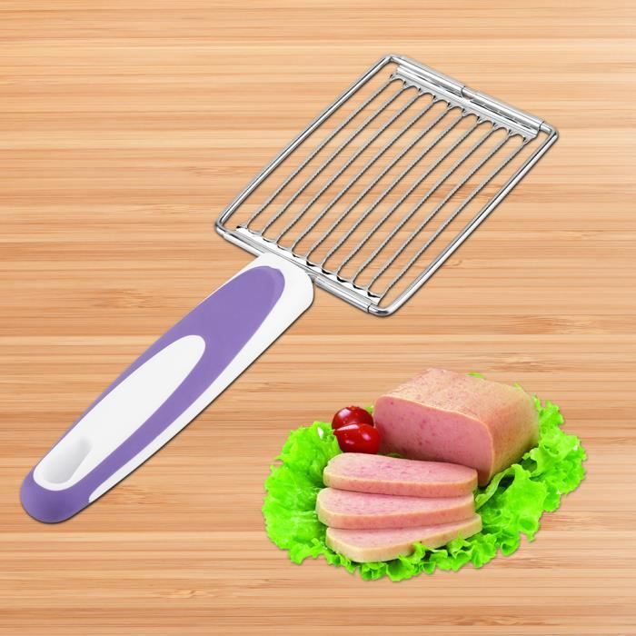 Trancheuse à œufs Durs Et Tomates Kustimantu - En Acier Inoxydable - Outil De Cuisine Pratique Pour Coupes Uniformes - 5