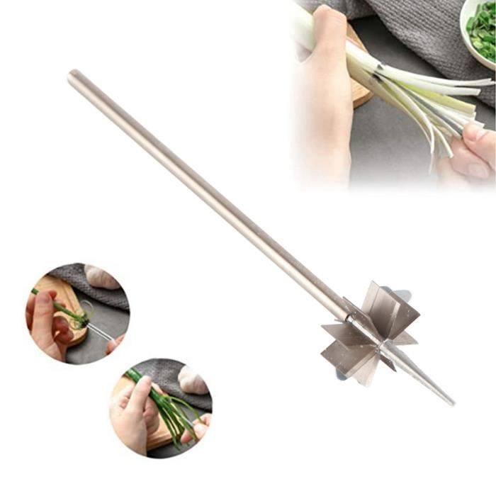 Porte-oignon En Acier Inoxydable - Support à 10 Dents Pour Couper Oignons, Légumes Sans Risque De Se Couper, 2 Pièces
