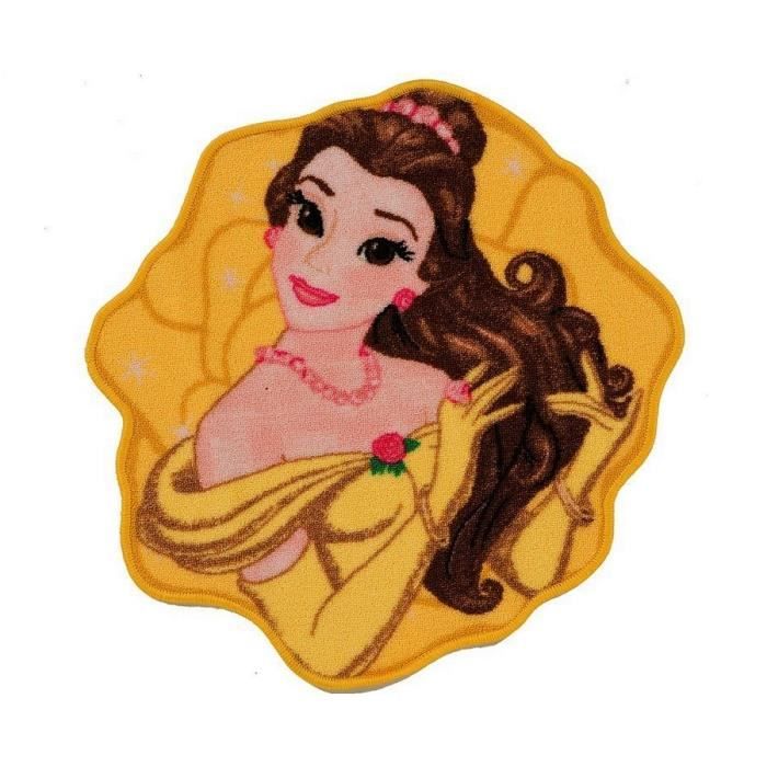 Tapis enfant Belle Disney 67 x 67 cm Princesse 