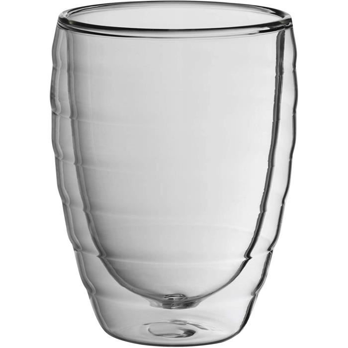 2 Verres Isothermes De'Longhi Cold Brew - 300ml Pour Café Chaud Ou Froid