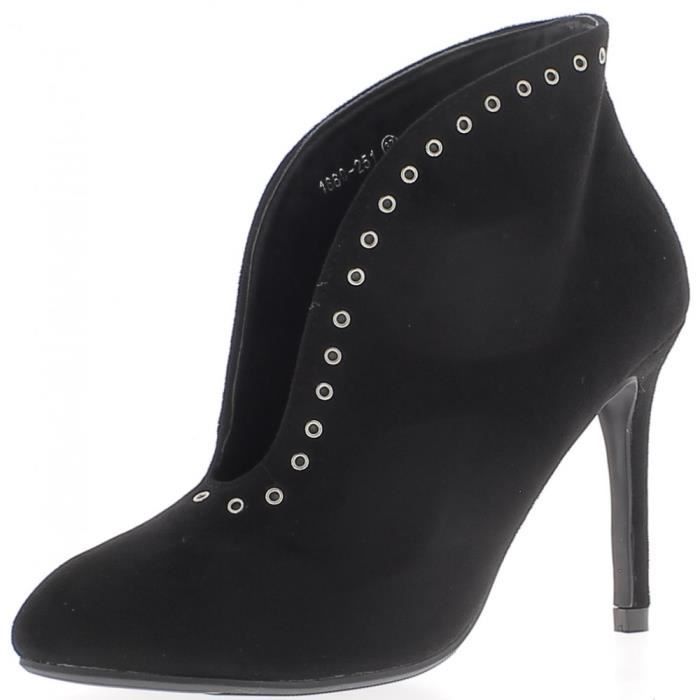 low boots talon haut