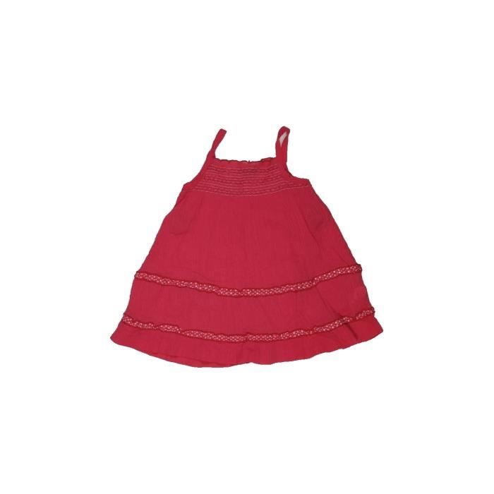 Robe Bebe Fille Sergent Major 12 Mois Rouge Ete Rouge Cdiscount Pret A Porter
