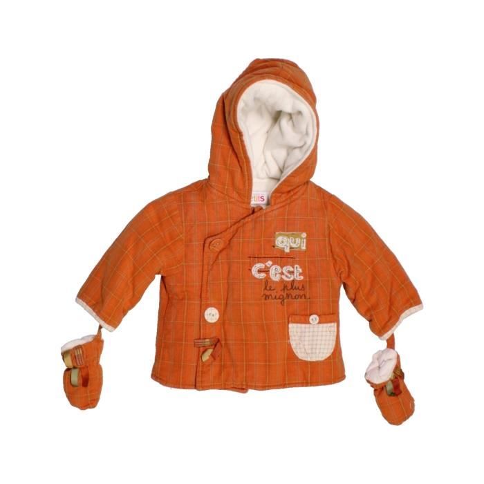 Manteau Bebe Garcon La Compagnie Des Petits 3 Mois Orange Hiver Vetement Bebe Orange Cdiscount Pret A Porter