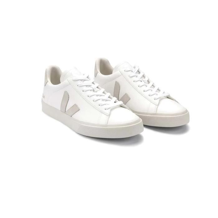 Veja Baskets En Cuir Blanc / Naturel Pour Femme