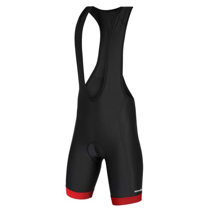 Endura Xtract Gel II Cuissard à Bretelles Homme, Rouge, S