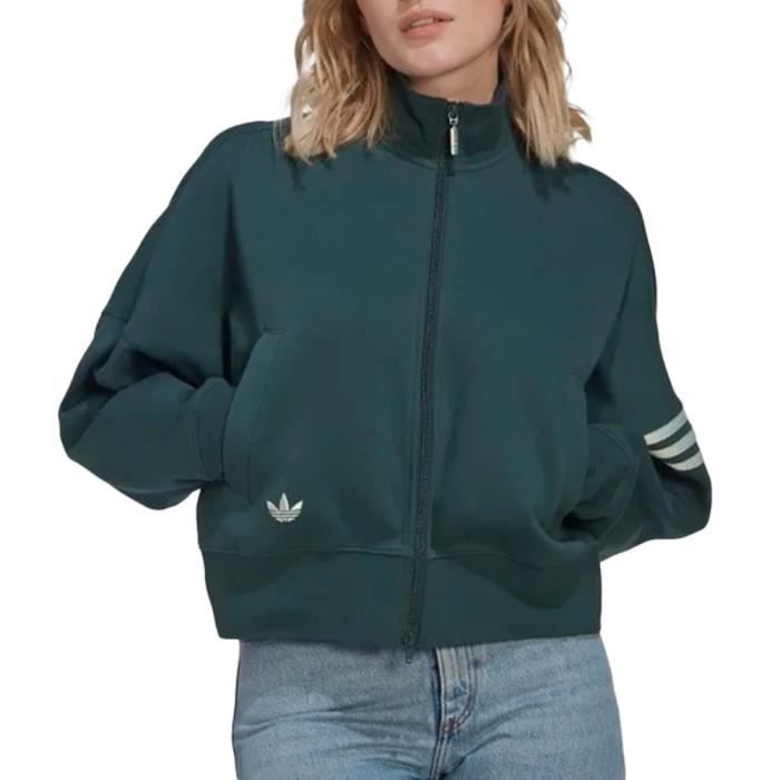 Veste Verte Femme Adidas Tracktop Vert Cdiscount Pret a Porter